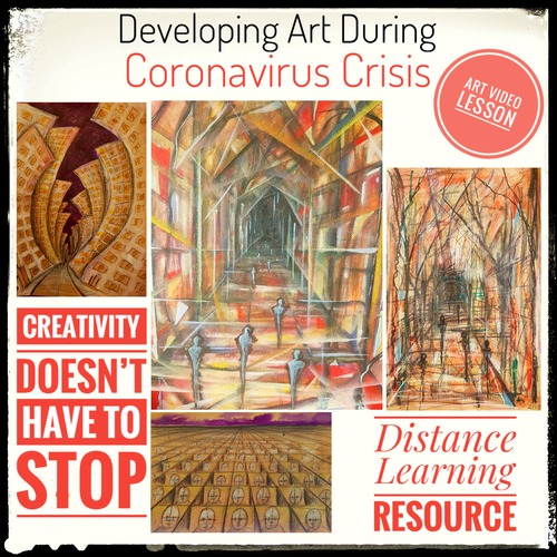 Preview of Distance Learning. Developing Art during Covid-9 / Coronavirus Crisis