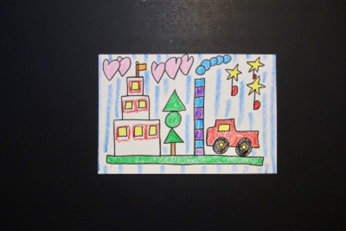Preview of Let's Draw a Neighborhood using Shapes!