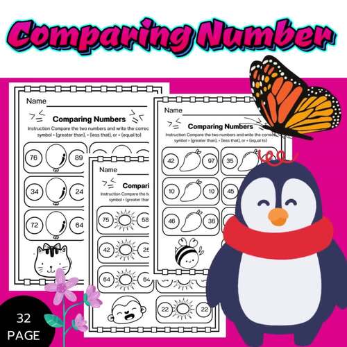Comparing Number Worksheets , Coloring Pages by Kids learning and create