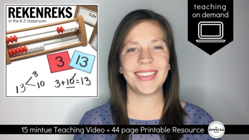Preview of Adding and Subtracting within 5, 10, 20 - Rekenreks Math Centers & Mini-lessons