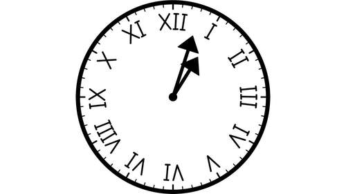 Clocks With Roman Numerals Clipart Every Minute By Bunny On A Cloud