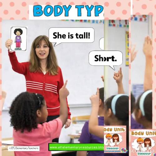 Body Types and Physical Description Games and Worksheets | Comparatives ...