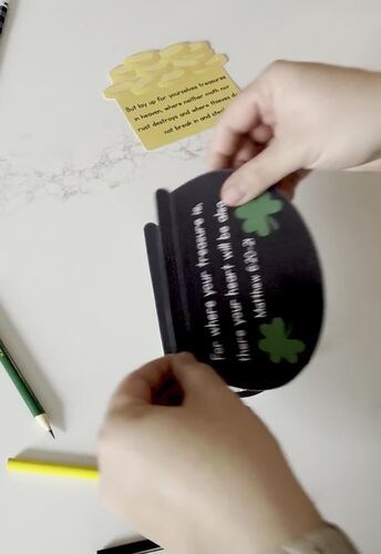 Bible Verse St Patrick's Day Craft for Kids Christian Saint Patty's Day ...