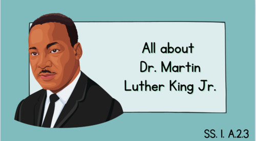 Preview of Martin Luther King Jr. Day slides and Peace Tree Activity