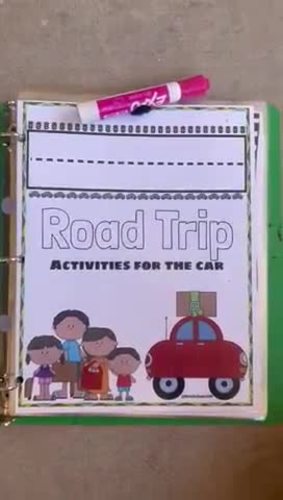 Road Trip Busy Activity Book by Mrs Jackson's Little Learners | TPT