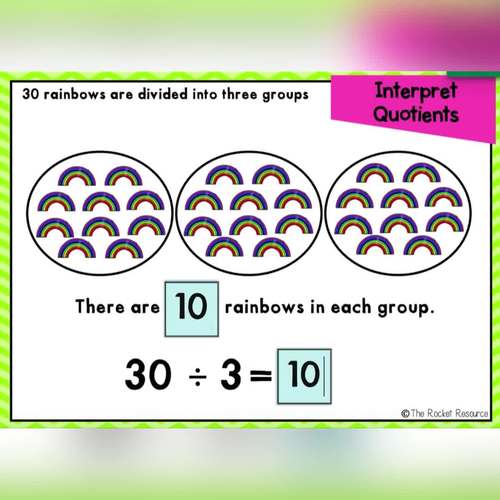 Division Strategies BOOM™ Cards 3.OA.2 by The Rocket Resource | TPT