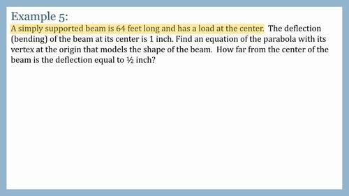 Parabolas PowerPoint™ Presentation