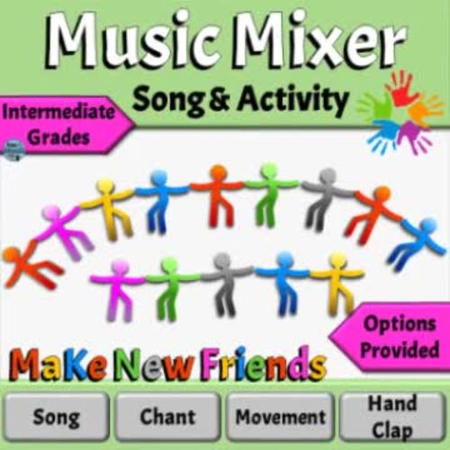 Back to School Music Mixer Song and Movement Activities