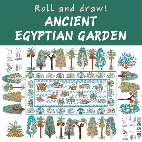 Preview of Roll and Draw! – Ancient Egyptian Garden