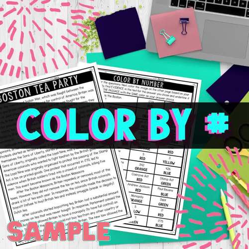 Skeletal System Color by Number - Close Reading & Text Marking - Human Body