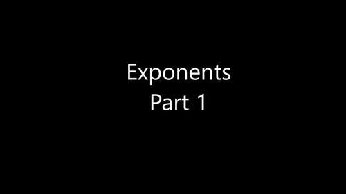 Algebra - Multiplying Exponents with Worksheet