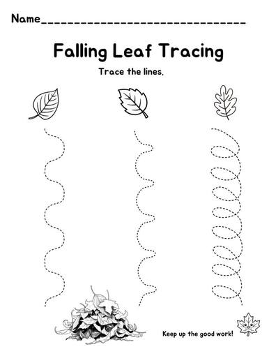 PreK Fall Packet | Autumn Preschool Workbook | Kindergarten Readiness ...