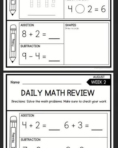 Daily Math Review: Year-Long BUNDLE - Daily Math Practice
