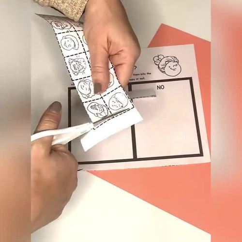 Emotion Cut & Paste Worksheets: Yes/No Questions | TPT