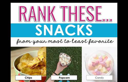 Attendance Questions or Bell Ringers Fun Back to School Ranking Slides ...