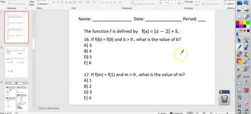 Preview of SAT Math Test Prep 3 - Video 2