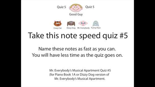 Preview of Mr. Everybody's Speed Quiz Five (Good Guy)