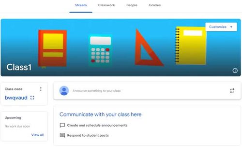 Animated Google Classroom Headers (Happy) Banners - Distance Learning