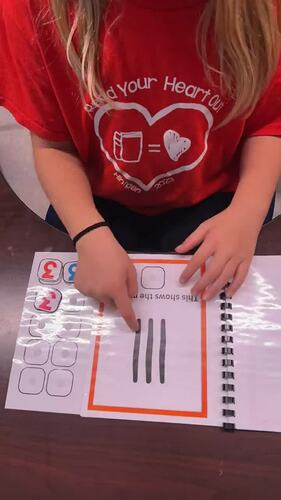 Errorless Adapted Number Three Book-- Counting, Subitizing, Number Recognition