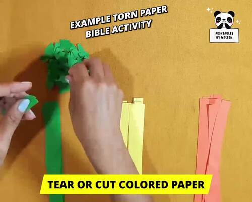 Abraham and Sarah Torn Paper Craft Activity for Kids by Printables by ...
