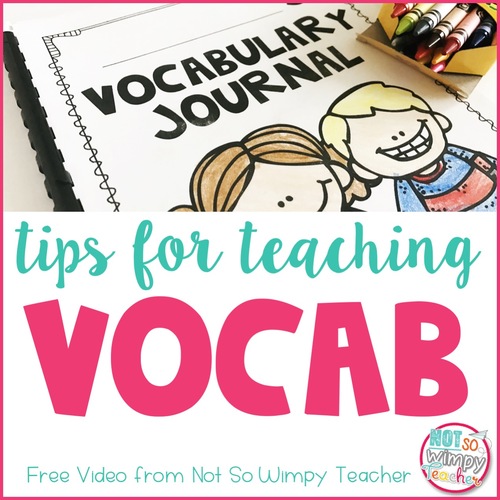 Preview of Vocabulary Teaching Tips FREE Video