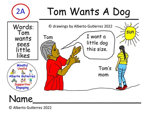 Preview of Read Aloud Video: Tom Wants A Dog #2A