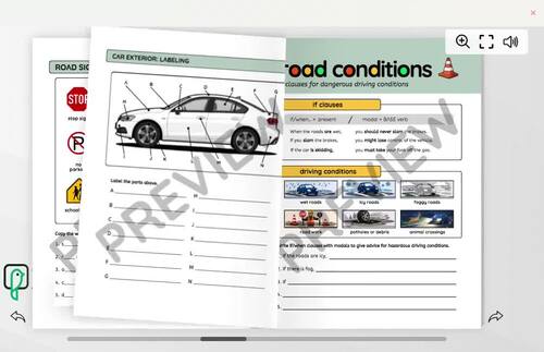 Driver's Ed Bundle: Safe Driving Worksheets, Slides, Quizzes, Role Play ...