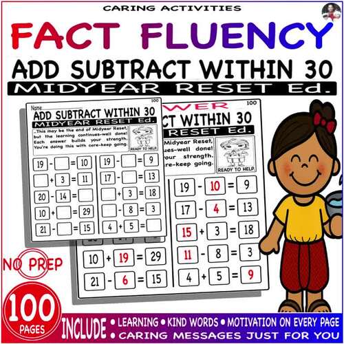 Addition and subtraction within 30 fact fluency Number Focus - Midyear ...