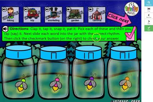 Summer Firefly 1-2-3 Music Syllable Sort (Kodaly Notation) | Distance ...
