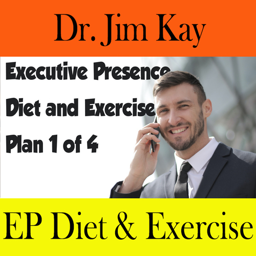 Preview of The Executive Presence Diet and Exercise Plan Step 1 of 4