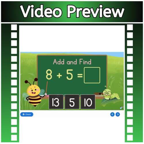 Add and Find Single Digit Addition (With and Without Regrouping) Digital