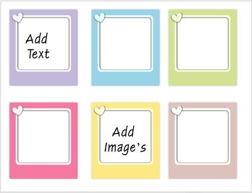 Vector Frame & Border Clipart 4, Editable PowerPoint, Classroom Frame ...