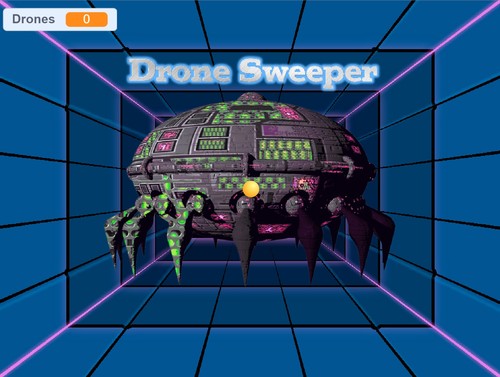 Preview of Learn to Code Drone Sweeper 