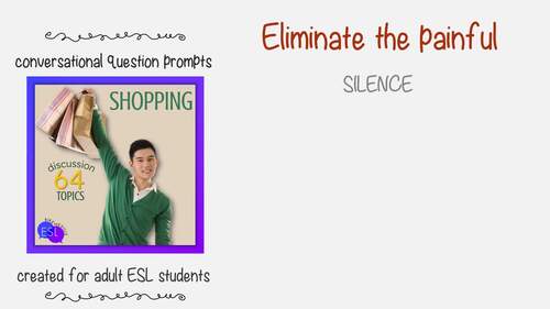 Shopping ADULT ESL Discussion Topics