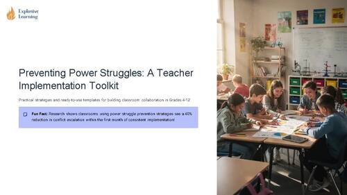 Preventing Power Struggles Teacher Implementation Toolkit Practical ...