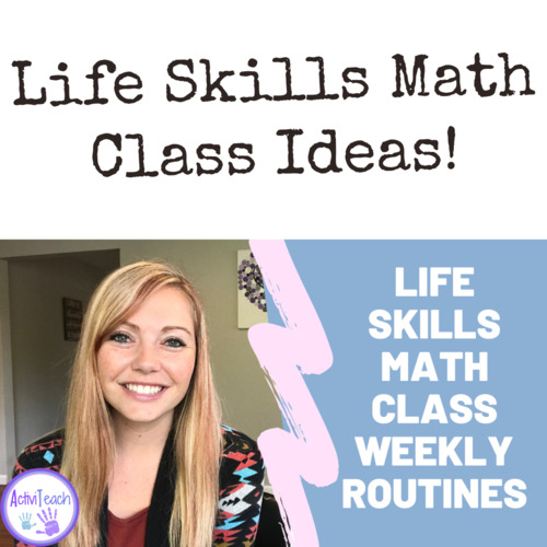 Preview of Special Education Life Skills Math Classroom Routines Video Teacher Advice SPED