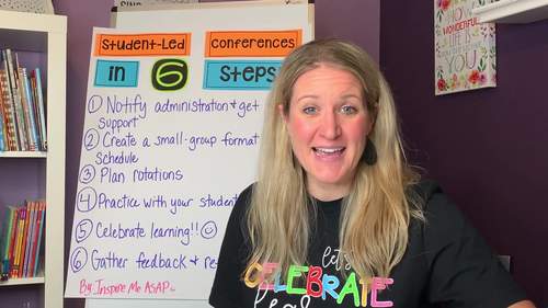 Student Led Conferences by Inspire Me ASAP | TPT