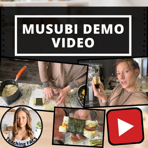 Musubi Recipe Demonstration Video [FACS, FCS] by TeachingFACS | TPT