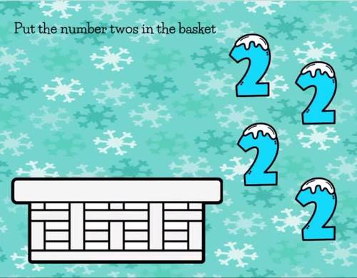 Winter Themed Google Slides Activities for Special Ed./Early Learners