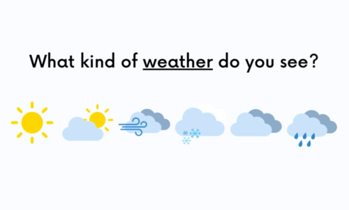 Preview of "What Kind of Weather do you See?" Video