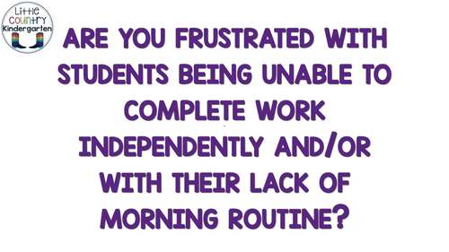 Special Education Morning Work - Kindergarten Math Worksheets ...
