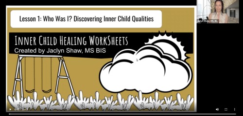 Preview of SESSION ONE _SELF-DIRECTED THERAPY - Inner Child Healing Workshop & Workbook