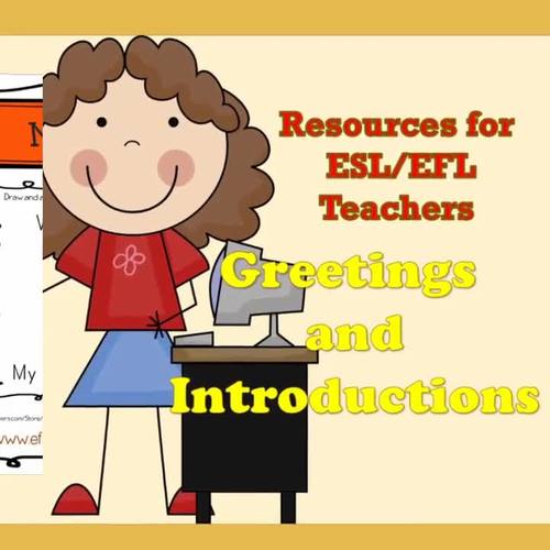 Greetings Resources for Kinder and Elementary ESL | TpT