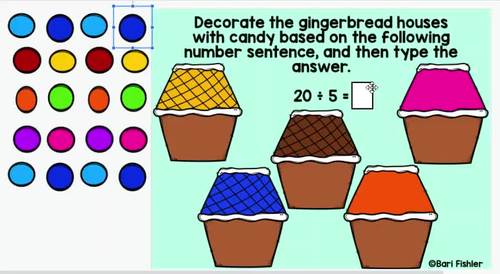 Division Gingerbread Houses [for Google Slides™] by Miss Fish | TPT