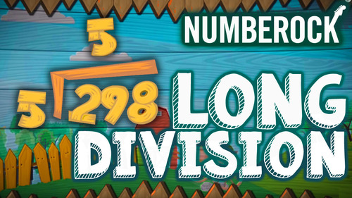 Preview of Long Division Song & Music Video Animation Activity for Your Math Center