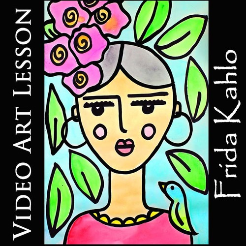Preview of Artist FRIDA KAHLO Portrait | Painting Art Project | Hispanic Heritage Month