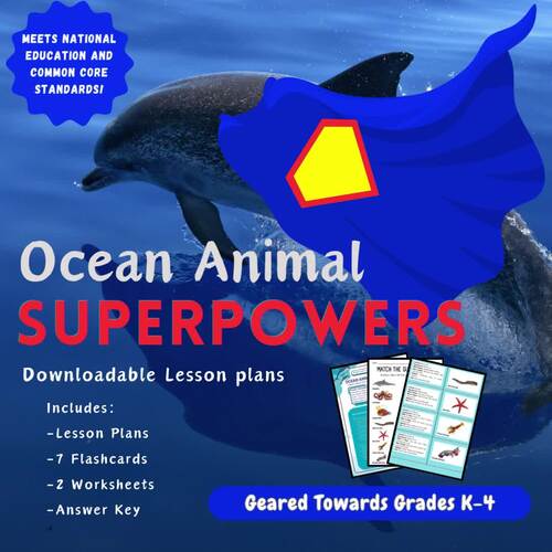 Ocean Animal Superpowers for Grades K-4 by SeantistsClassroom | TPT