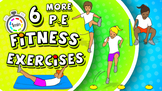 6 MORE free unique Fitness Circuit activities (Grades K-8)