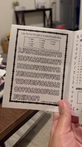 Pi Day Activity Book | Printable Pi Day Math Activities | 100 Digits of ...