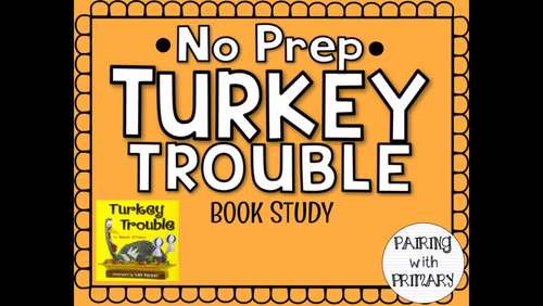 Preview of *NO PREP* Turkey Trouble 5 Day Plan Video Preview